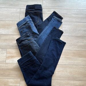BUNDLE: Women’s Denim Jeans/Jeggings - Blue & Dark Blue